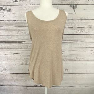 Cream Loose Fitted Tank